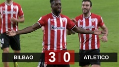 Kết quả Bilbao 3-0 Atletico: Anh em Williams hủy diệt Atletico
